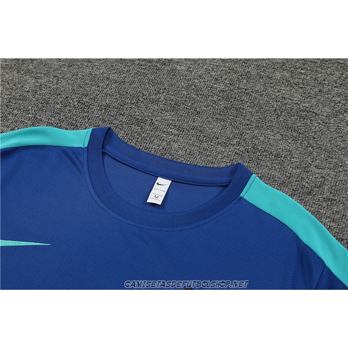 Chandal del Barcelona 23-24 Manga Corta Azul - Pantalon Corto